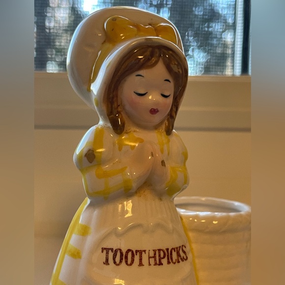 ⚡️ $5/$25-Vintage ceramic tooth pick holder - Picture 9 of 9